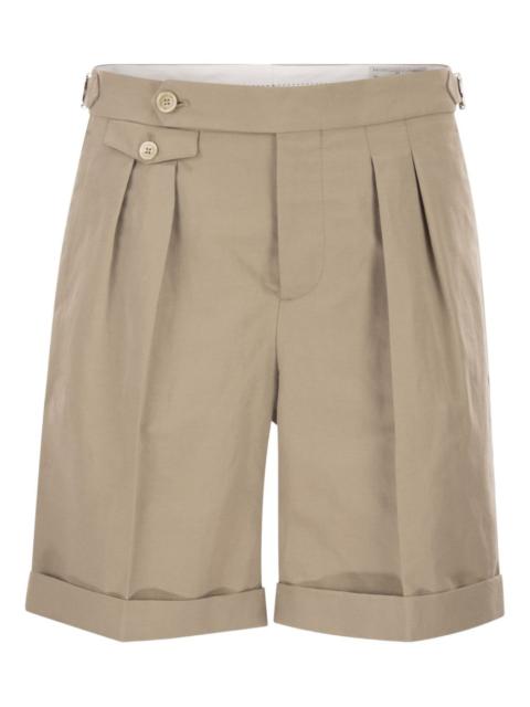 Brunello Cucinelli turn-up hem shorts