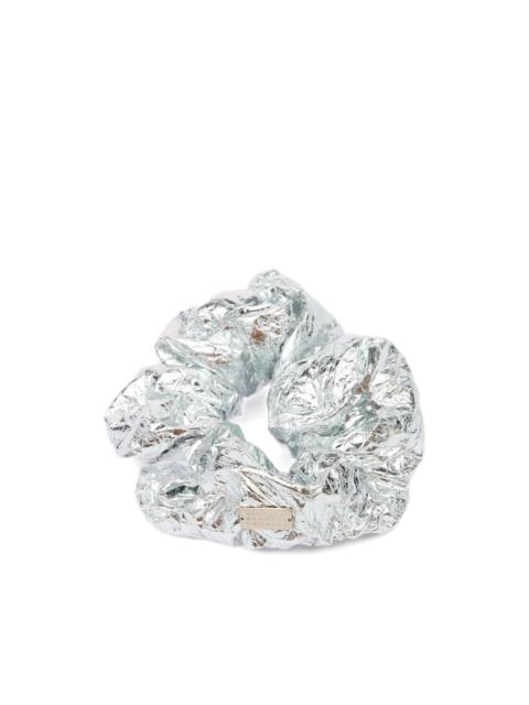 MM6 Maison Margiela logo-plaque metallic hair band