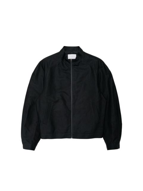 AMOMENTO Cotton Curved Jumper Black