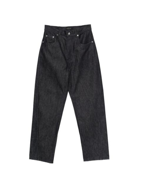 LACOSTE logo-patch jeans