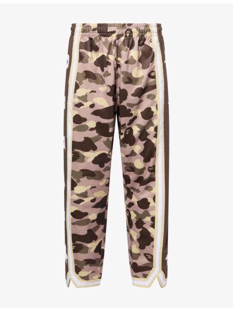 A BATHING APE® Color Camo High Split Relaxed Mesh Woven Trousers