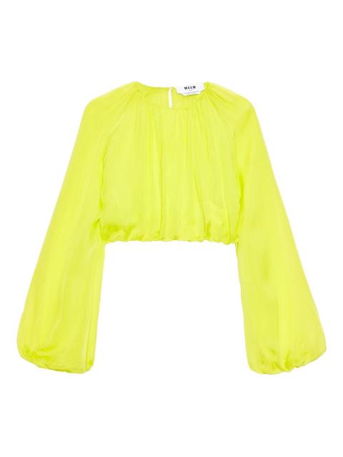 MSGM long-sleeve blouse