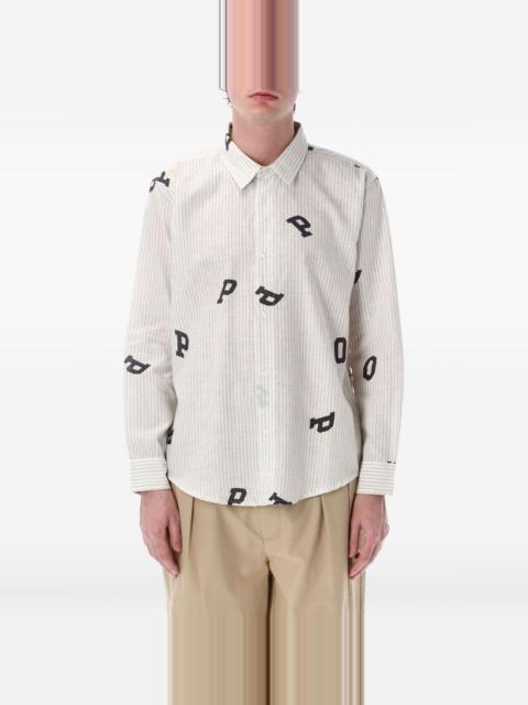 Pop Trading Company letter-print shirt