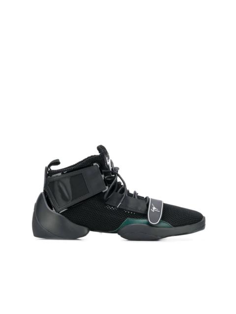 Giuseppe Zanotti split sole logo strap sneakers