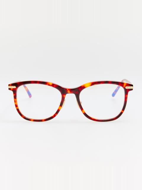 LINDA FARROW Vanta Optical in Dark Tortoiseshell