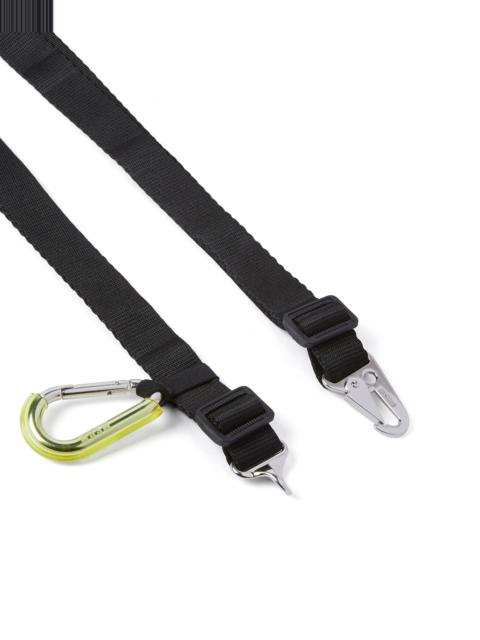 MSGM Fabric belt with snap-hook closure