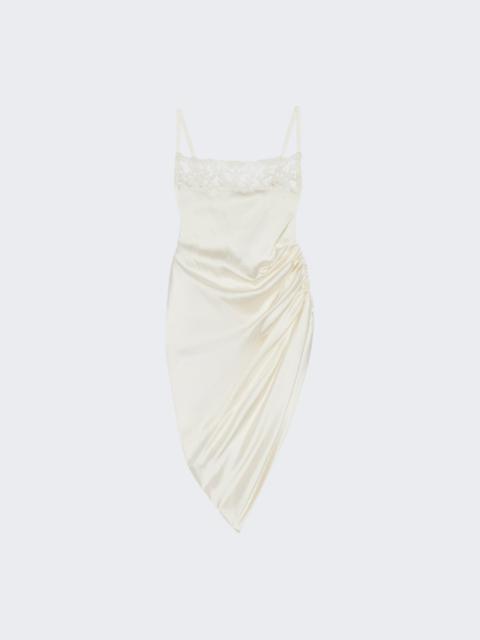 La Saudade Mini Dress Off-white