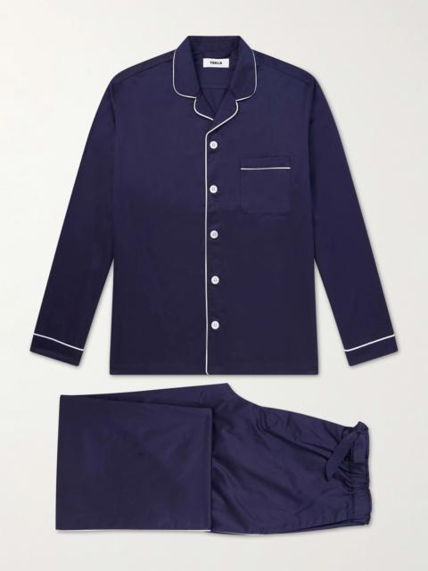 TEKLA Chelsea Cotton-Satin Pyjama Set