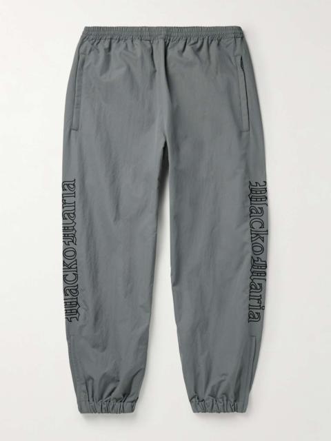 Logo-Embroidered Nylon Track Pants