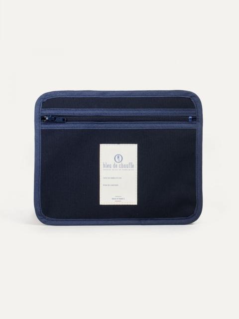 Bleu de Chauffe ZIPPED POCKET   -  BLUE