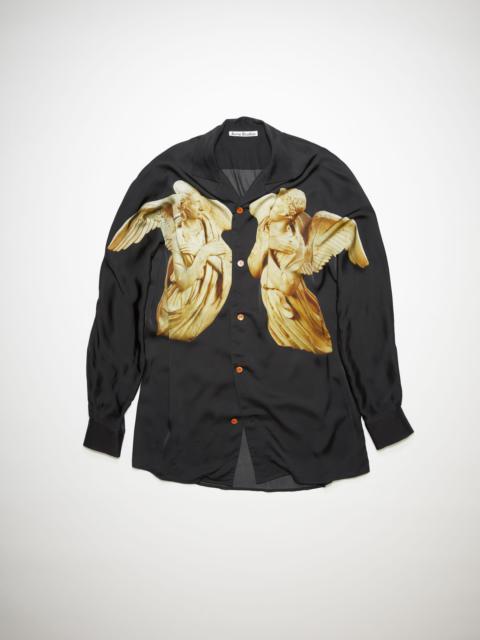 Acne Studios Statue print shirt - Black