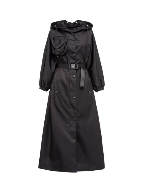 Prada Re-Nylon Gabardine hooded raincoat