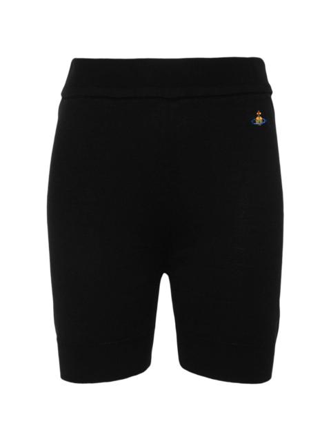 Vivienne Westwood embroidered-logo knitted shorts