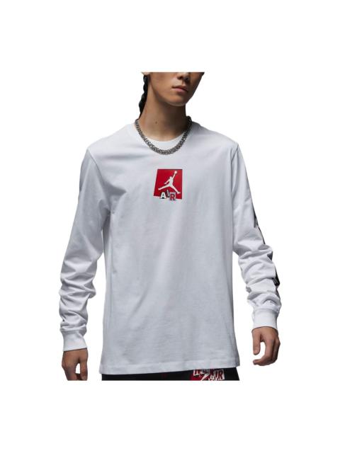 Jordan Air Jordan Brand Graphic Long-Sleeve T-Shirt 'White' FD7018-100