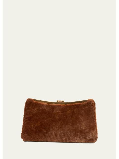 SIMKHAI Solange Shearling Clutch