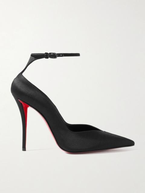 Christian Louboutin Erozee 100 satin pumps Black