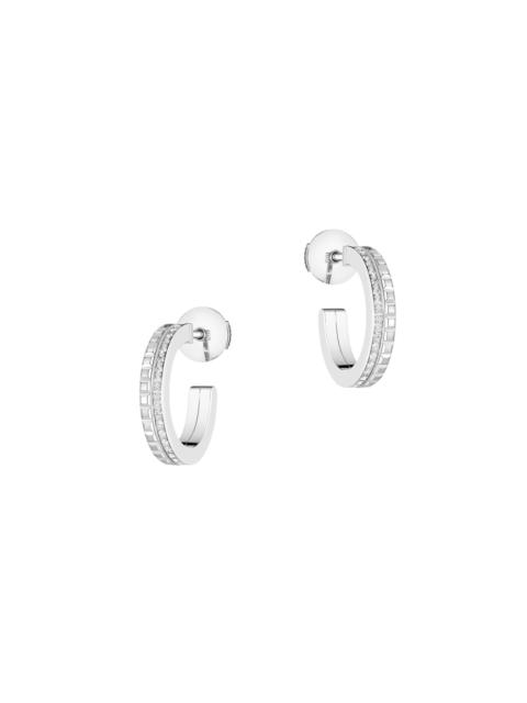 Boucheron Quatre Radiant Edition 18ct 화이트 골드 0.24ct 다이아몬드 호퍼 귀걸이