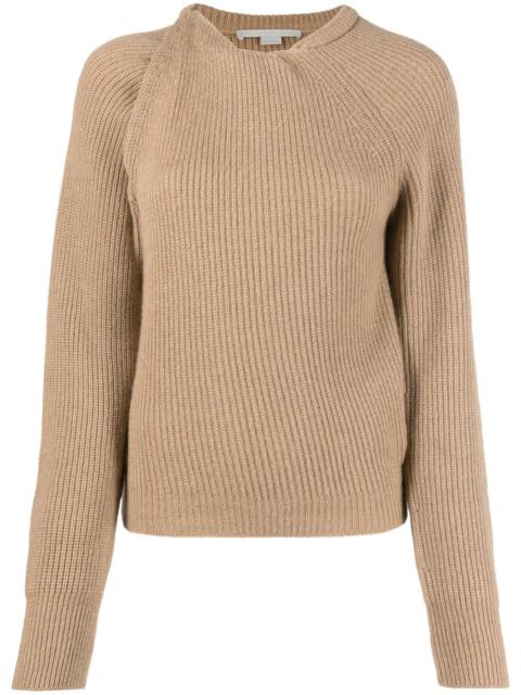 Stella McCartney knot-detail knitted jumper