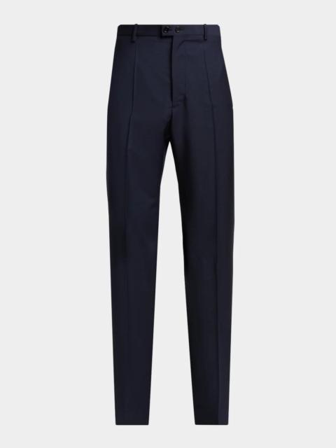 Jil Sander Men's Wool Blend Wide-Leg Trousers