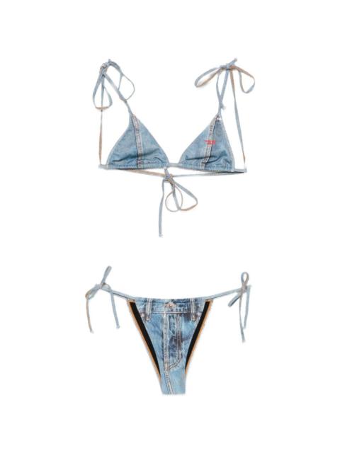 Diesel Jodie-Dnm triangle tie bikini