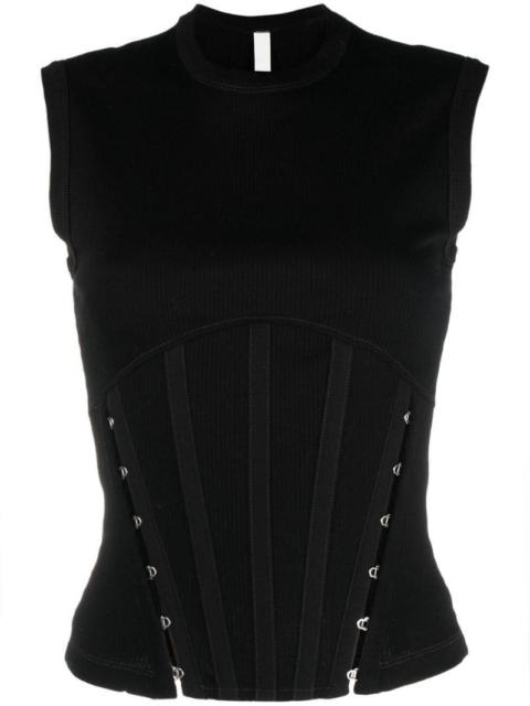 Dion Lee hook-fasten corset top