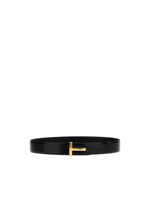 TOM FORD T-logo belt