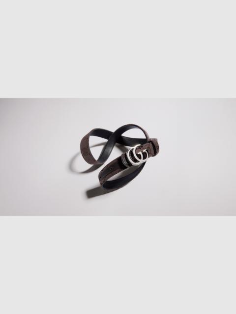 GUCCI Reversible GG Marmont thin belt