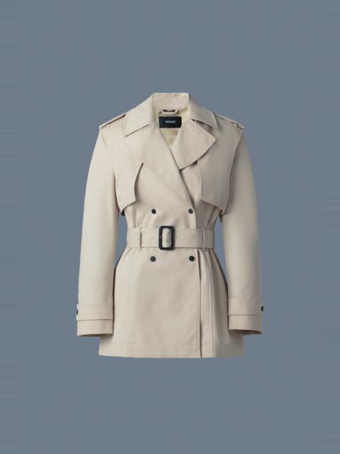 MACKAGE ADVA Mid-Length Buckled Belt Trench