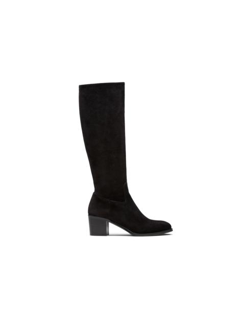 Church's Evelyin  55
Suede Knee High Heeled Boot Black