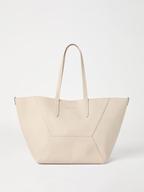 Brunello Cucinelli BC Duo bag in calfskin with monili