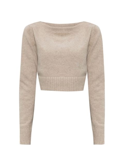 Max Mara cropped knitted top