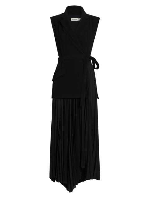 SIMKHAI Women's Helena Combo Blazer Dress - Black