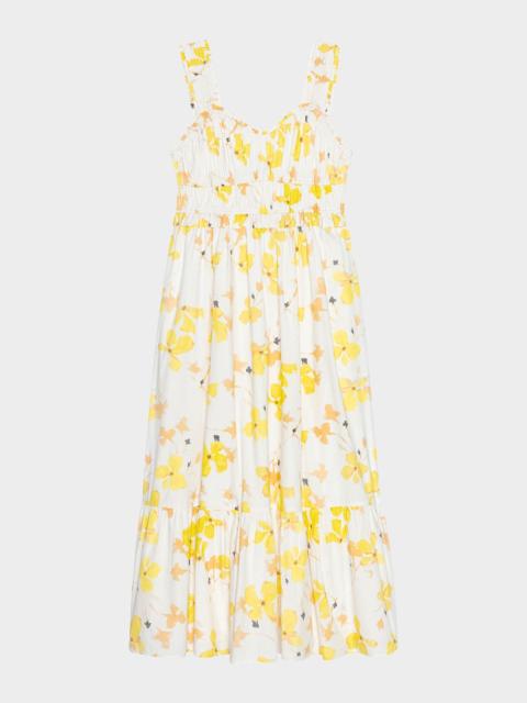 Rails Rafaella Floral Sleeveless Midi Dress