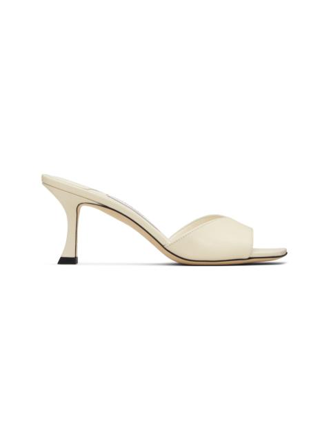 JIMMY CHOO White Skye 70 Heeled Sandals