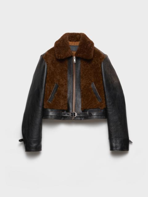 PRADA＊Cropped canvas jacket クロップドジャケット＊送料込 Prada Cropped canvas jacket | REVERSIBLE