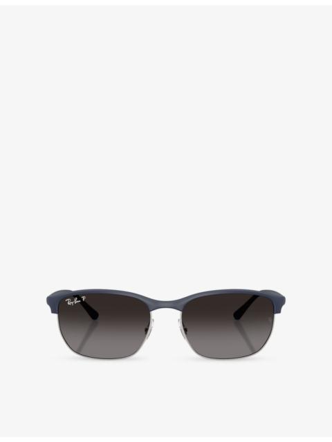 Ray-Ban RB4469 Square-Frame Polarised Sunglasses