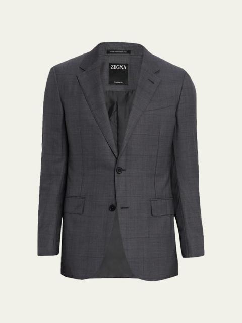 ZEGNA Men's Tonal Plaid 15milmil15 Wool Suit