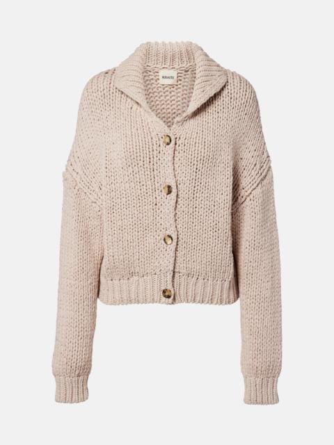 KHAITE Lotta cotton cardigan