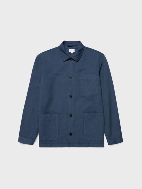 Sunspel Cotton Linen Twin Pocket Jacket