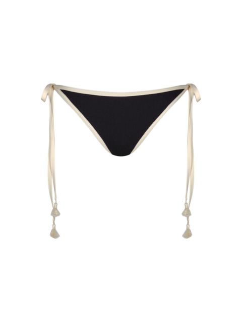 Johanna Ortiz Spiritual Retreat Bikini Bottom black/white