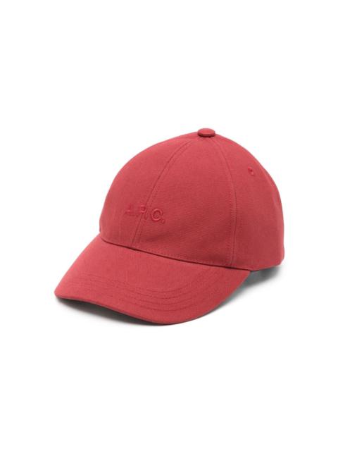 A.P.C. Charlie logo-embroidered baseball hat