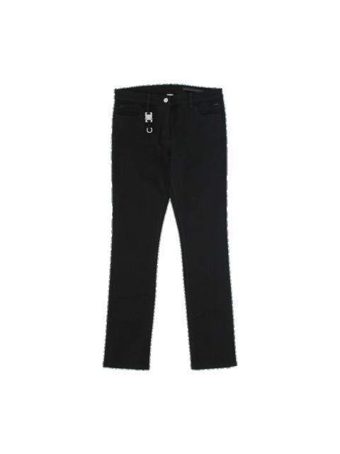1017 ALYX 9SM TRUE BLACK 6 POCKET JEAN WITH METAL BUCKLE