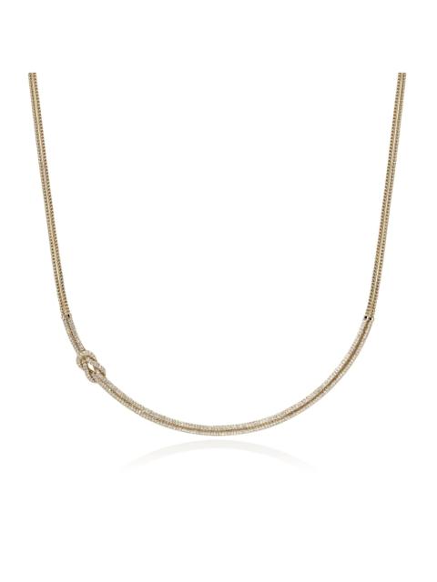 JOHN HARDY Love Knot Necklace, Gold, Diamonds