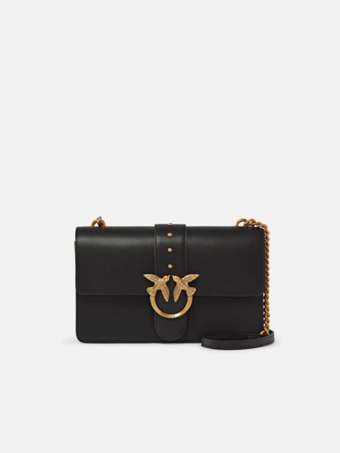PINKO MEDIUM SHOULDER BAG LOVE BAG ONE SIMPLY IN LEATHER