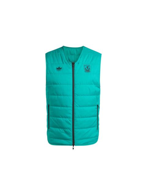 adidas adidas Liverpool FC Terrace Icons Vest Black Sea Green