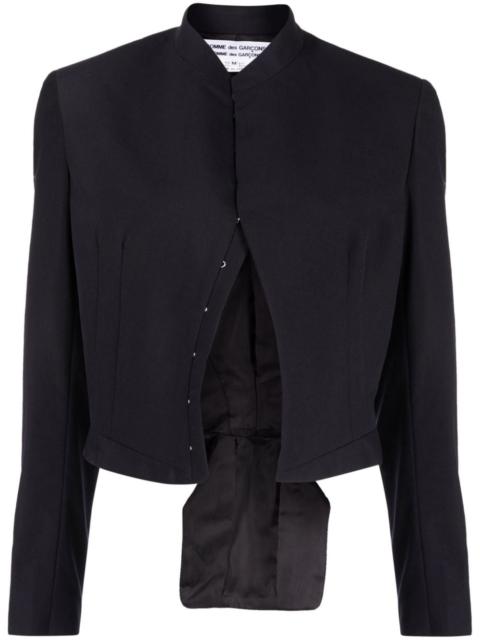Comme des Garçons Comme des Garçons cropped wool jacket