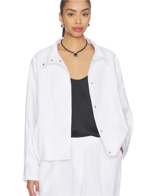 AEXAE Linen Bomber Jacket