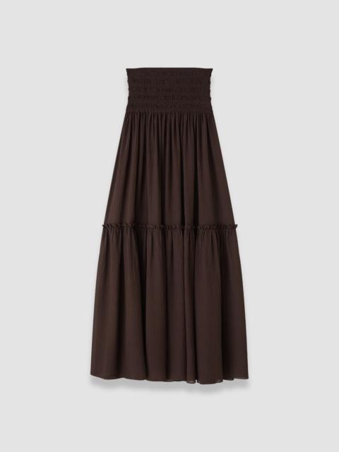 JOSEPH Folia Textured Silk Skirt