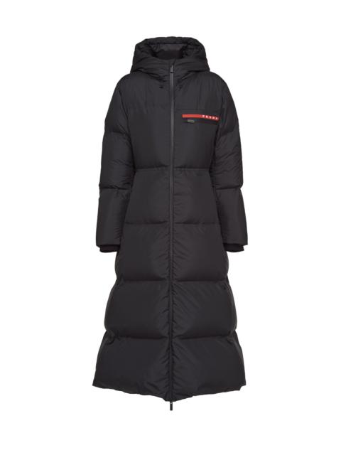 Prada Light Polyester hooded puffer coat