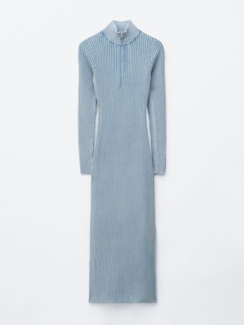 & Other Stories Ribbed Zip-Up Maxi Dress